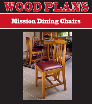 Mission Chairs Woodworking Plan